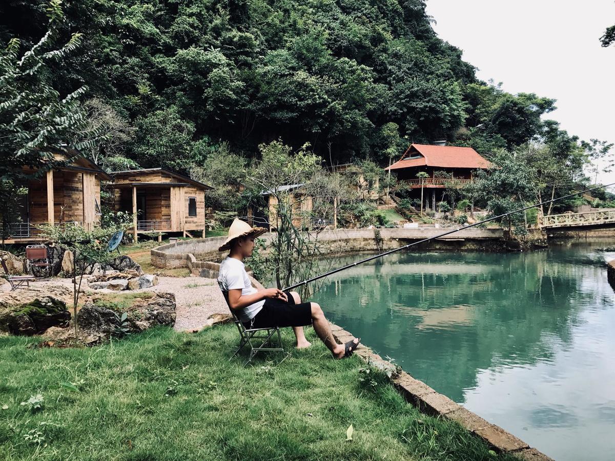 House By Lake Hotel Moc Chau Eksteriør billede